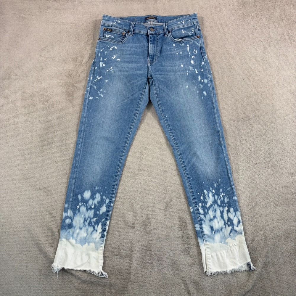 Polo Ralph Lauren Paint Splatter Tompkins Skinny Jeans‎ Women 29R Designer
